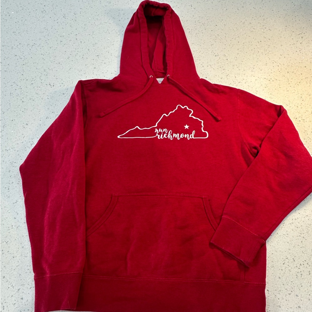 Red Run Richmond Hoodie, size small